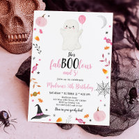 Pink Ghost Fab-boo-lous and Five Birthday