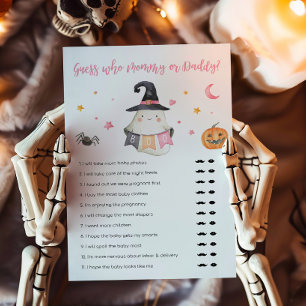 Pink Ghost LittleBoo Guess who Mummy or Daddy Game