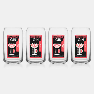 Pink Gin  Can Glass
