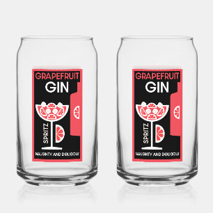 Pink Gin  Can Glass