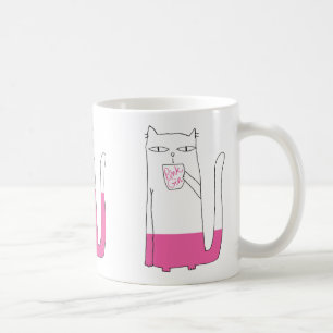 Pink Gin Cat Mug