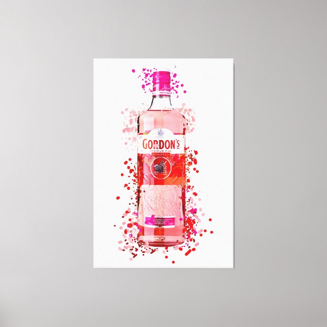 Pink Gin printed canvas (Front)