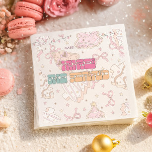 Pink GingerBread Winter Onederland 1st Birthday Napkin