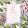 Pink Gingham A Little Skipper Modern Baby Shower