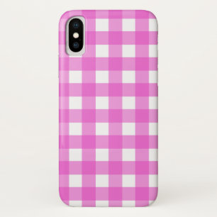Pink gingham Case-Mate iPhone case