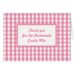 Pink Gingham Check Pattern