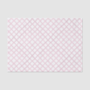 Pink Gingham Girl Baby Shower Tissue Paper