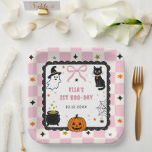 Pink Gingham Halloween Birthday Party