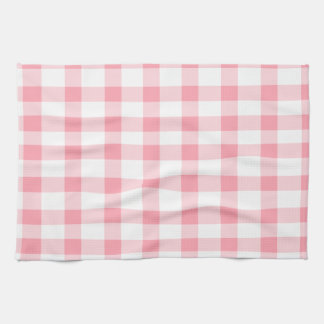 Pink Gingham Tea Towel