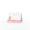 Pink Giraffe Folded Thank you Note Card