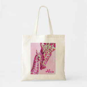 pink giraffes bag