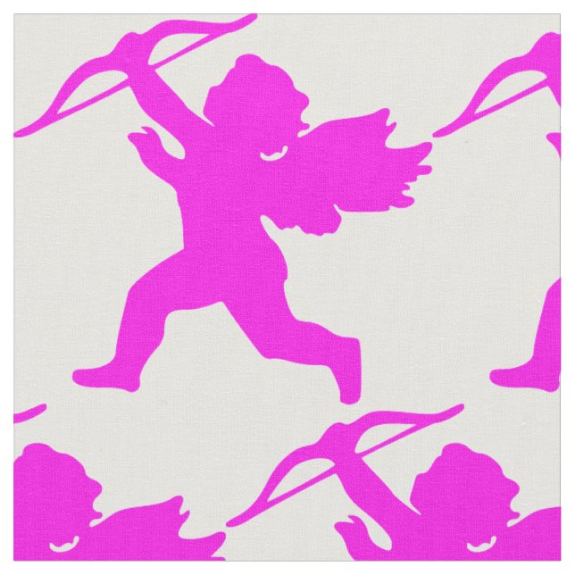 Pink Girl Angel Fabric (Close Up)
