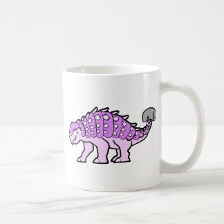 Pink Girl Ankylosaurus Coffee Mug