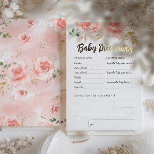 Pink Girl Baby Shower Game Predictions and Advice