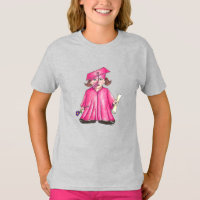 Pink Girl Graduate Child Personalised Graduation