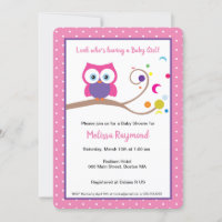 Pink Girl Owl Charming Cute Expressive Eyes 