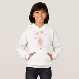 pink girl pullover hoodie