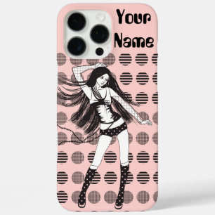 pink girlfriend dancer iPhone 16 pro max case