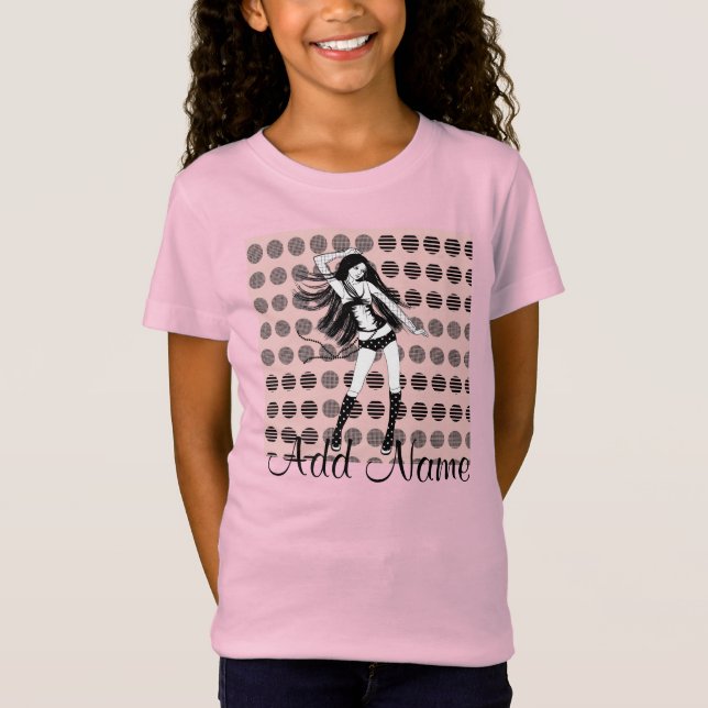 pink girlfriend dancer  T-Shirt (Front)