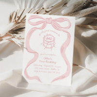 Pink Girls Just Wanna Be One 1st Birthday