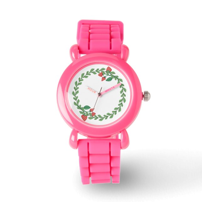 Pink Girls Watch Strawberry Shortcake (Front)
