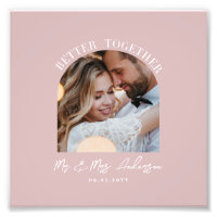 Pink girly arch photo wedding gift home decor