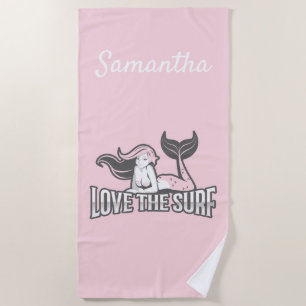 Pink Girly Beach Towel