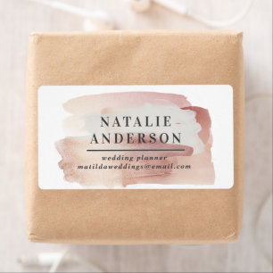 Pink girly rose gold modern stylish business