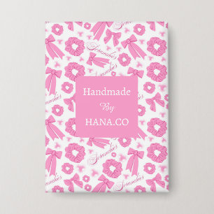 Pink Girly Scrunchies Pattern Cute Hair Accessory