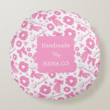 Pink Girly Scrunchies Pattern Cute Hair Accessory