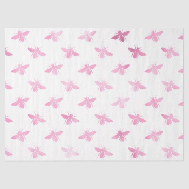 Pink Glam Honeycomb Series Design #15 Tissue Paper (Front)