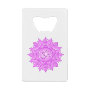 Pink Glass Lotus Flower Om Symbol Drawing