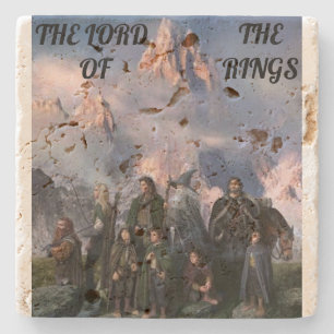 Pink glasses the Lord of the Rings Stone Coaster