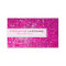 Pink Glitter Beautician Business Card