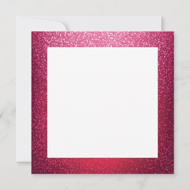 Pink glitter border template (Front)