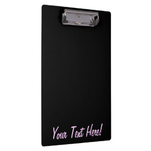 Pink Glitter Chevrons Knit Pattern Print Clipboard