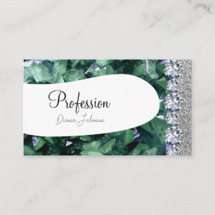 Pink Glitter Chic Gold Artist Rose Gold  Business  Card