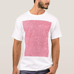 Pink glitter, Christmas abstract texture. T-Shirt