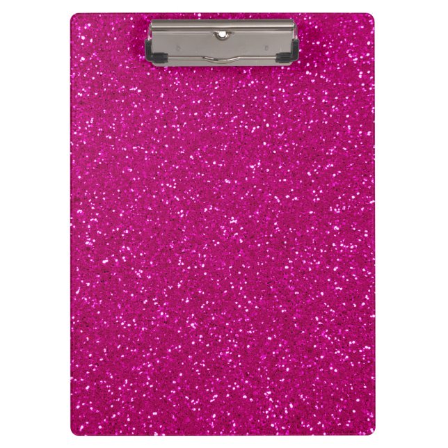 Pink Glitter Clipboard (Front)