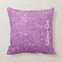 Pink Glitter Girl Show Your Glamours Sparkle