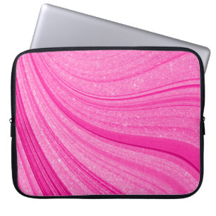 Pink Glitter Laptop Sleeve