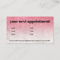 Pink Glitter Ombre marble Chic Bold Beauty