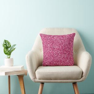 Pink Glitter Pattern Look-like Cushion