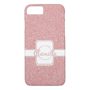 Pink Glitter Personalised Case-Mate iPhone Case