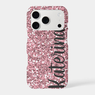 Pink Glitter Personalised with Your Name.