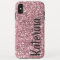 Pink Glitter Personalised with Your Name.