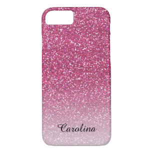 Pink Glitter, Personalized Mobile Case-Mate iPhone Case