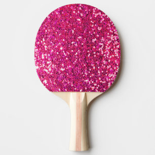 Pink Glitter Ping Pong Paddle