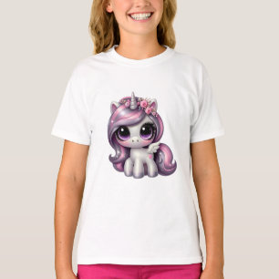 Pink glitter pony unicorn T-Shirt