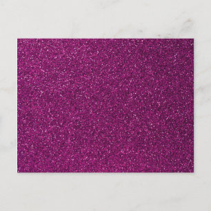 Pink Glitter Postcard